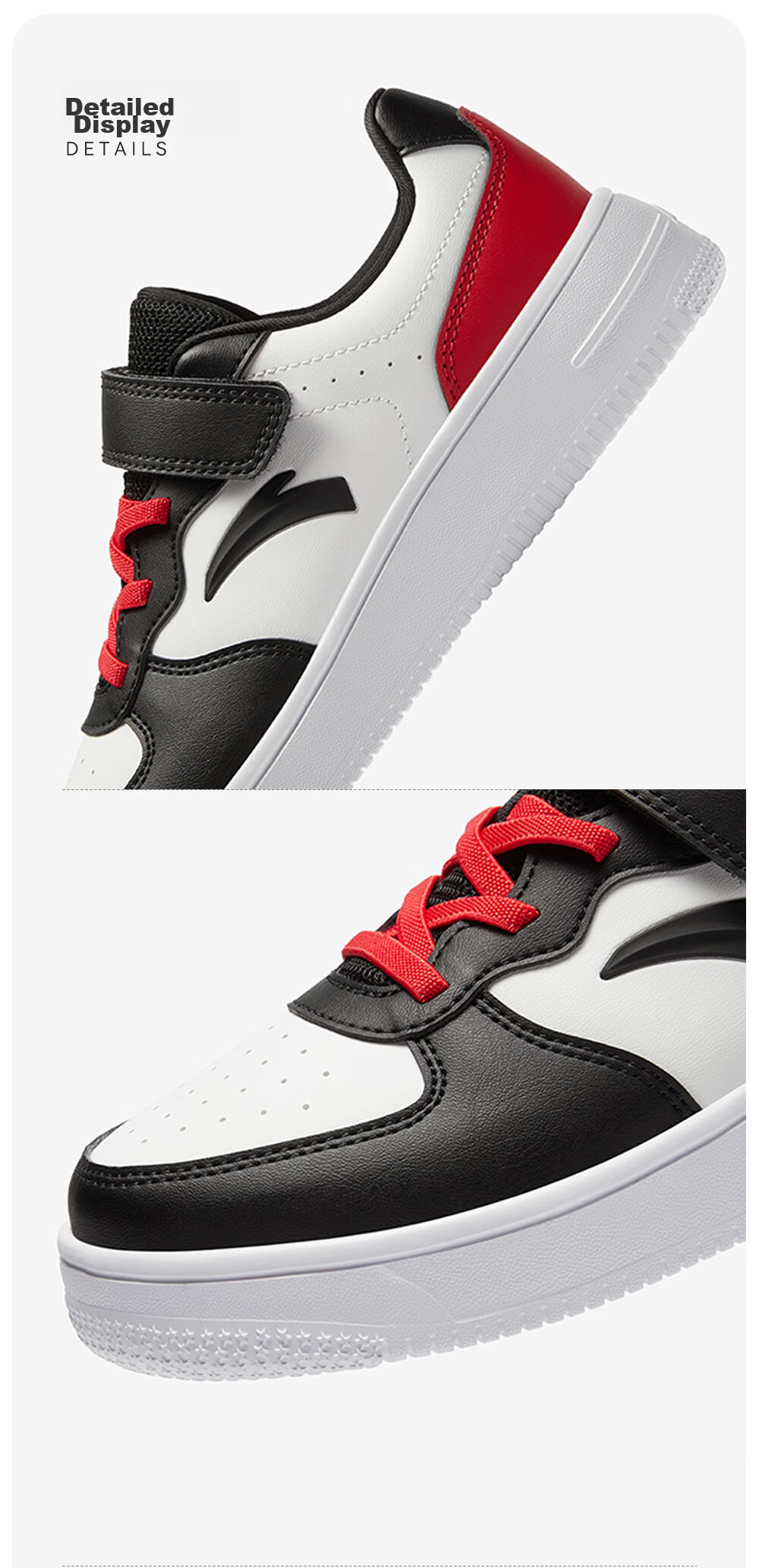 Anta Kids Girls Sports Shoes Big Kids 2026 Spring Campus White Casual Sneakers A22618076 35